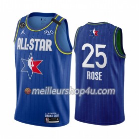 Maillot Basket Homme Detroit Pistons Derrick Rose 25 2020 All-Star Jordan Brand Bleu Swingman